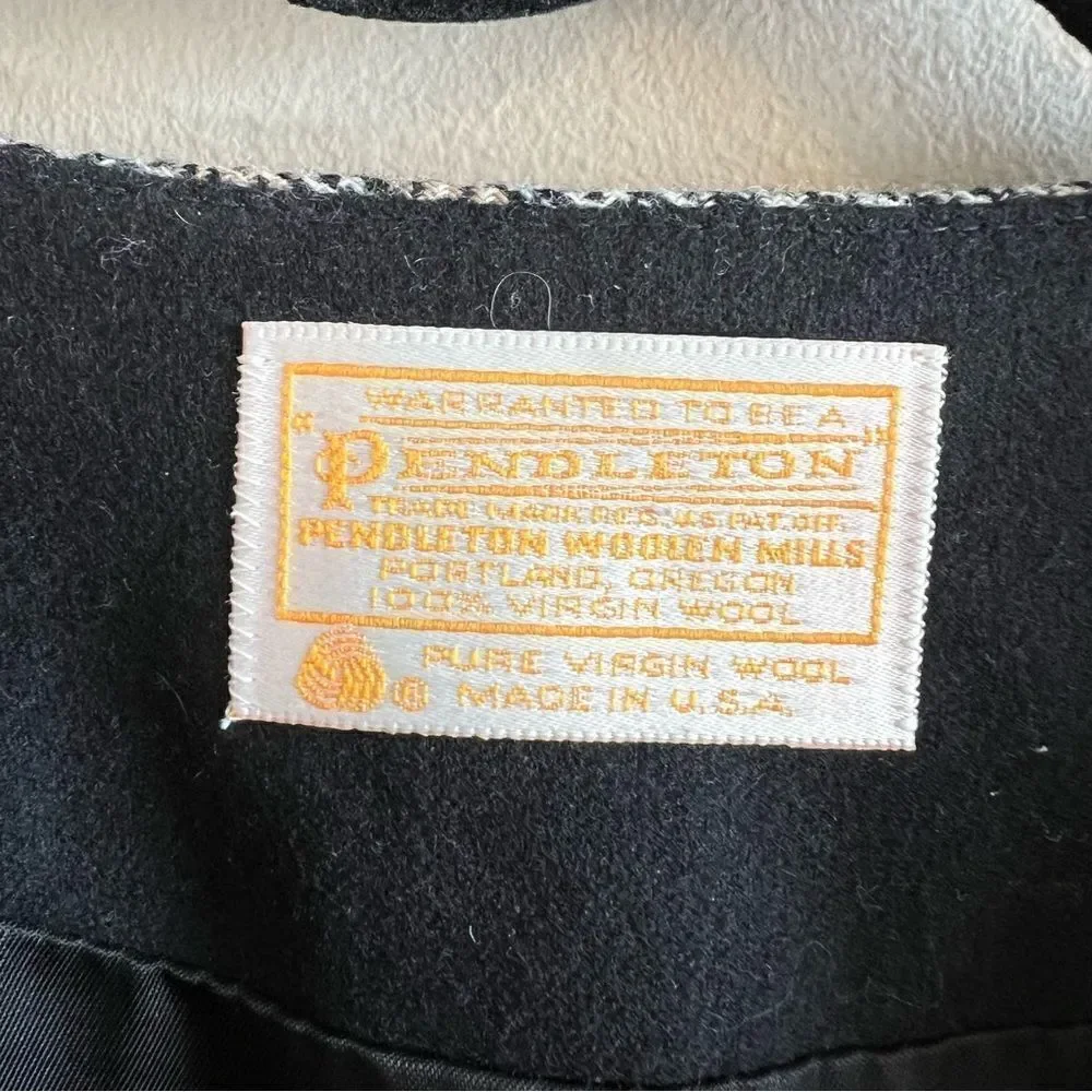 ✨ Pendleton Women’s‎ Black 100% Wool Blazer 10